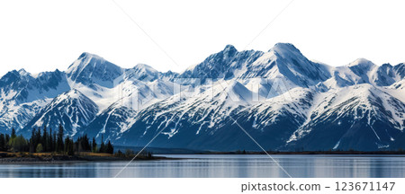 Alaska mountain range wilderness nature landscape snowy mountains wallpaper 123671147