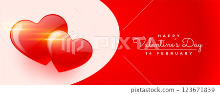 happy valentines day background with two hearts happy valentines day background with two hearts 123671839