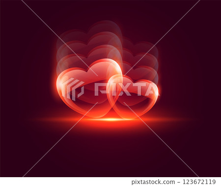 shiny glossy heart valentines day background shiny glossy heart valentines day background 123672119