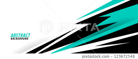 abstract turquoise geometric shapes sports background design abstract turquoise geometric shapes sports background design 123672548