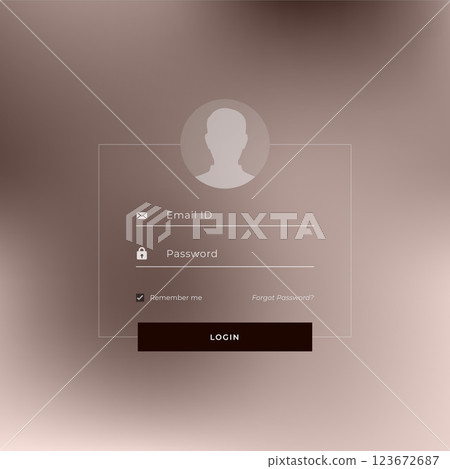 website or application login page template design website or application login page template design 123672687