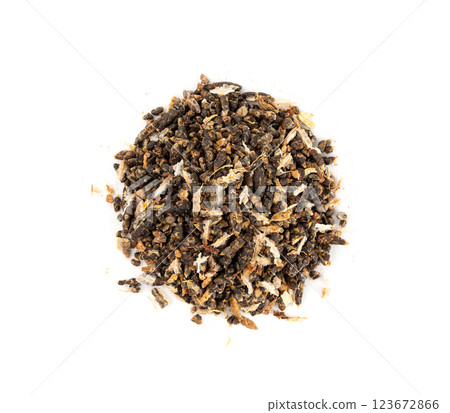 Cardamom Seeds Isolated, Dry Cardamon Cardamom Pods on White Background Cardamom Seeds Isolated, Dry Cardamon Cardamom Pods on White Background 123672866