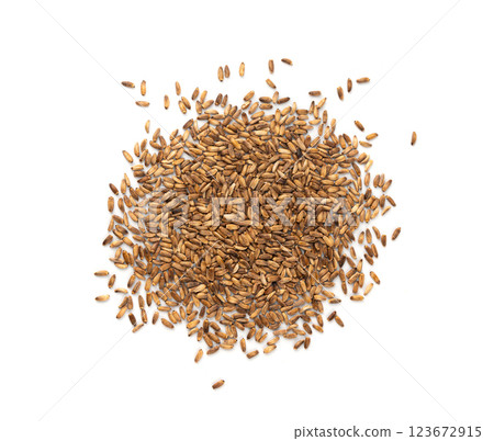 Milk thistle seeds, silybum marianum grains, dry blessed milkthistle fruits, variegated thistle kernels Milk thistle seeds, silybum marianum grains, dry blessed milkthistle fruits, variegated thistle kernels 123672915