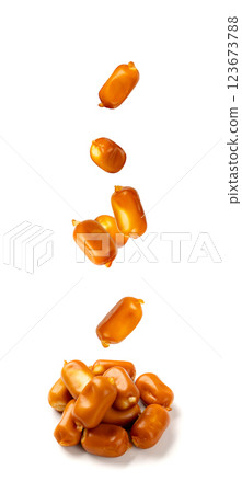 Polish Smoked Cheese, Traditional Oscypek, Slovak Mountain Snack, Sheep Milk Product Polish Smoked Cheese, Traditional Oscypek, Slovak Mountain Snack, Sheep Milk Product 123673788