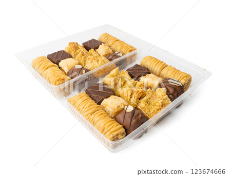 Baklava Ramadan Dessert, Eastern Sweet Pastries, Turkish Baklawa, Traditional Oriental Desert Mix Baklava Ramadan Dessert, Eastern Sweet Pastries, Turkish Baklawa, Traditional Oriental Desert Mix 123674666