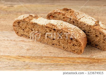 Whole wheat brown bread, fitness pumpkin carrot buns with seeds, cereal bread grain bun Whole wheat brown bread, fitness pumpkin carrot buns with seeds, cereal bread grain bun 123674915