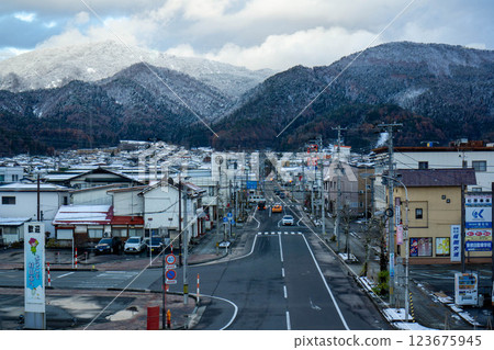 Scenery of the east exit of Murayama Station Scenery of the east exit of Murayama Station 123675945