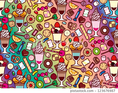 Parfait, Sweets Collection 3, Pattern B 123676987