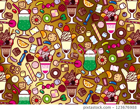 Parfait, Sweets Collection 4, Pattern B 123676988