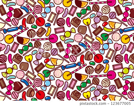 糖果、巧克力系列、圖案 123677005