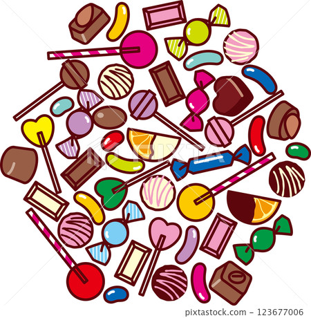 糖果和巧克力系列 123677006
