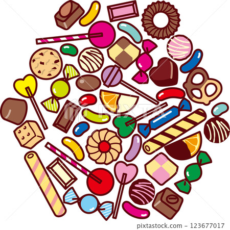 Sweets collection 123677017