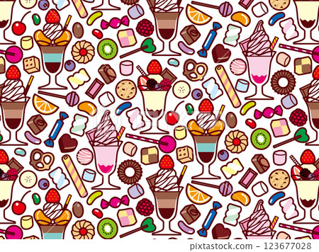 Parfait, sweets collection 3, pattern 123677028