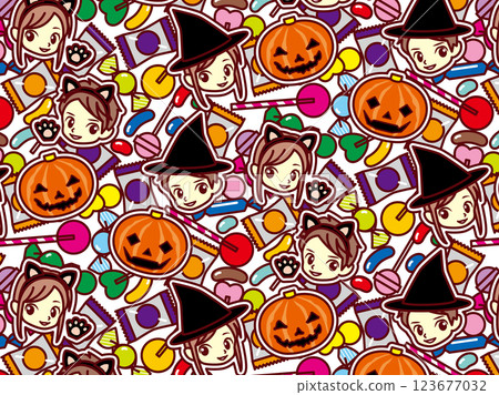 萬聖節系列，圖案 123677032