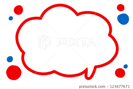 2025年大阪世博會圖像彩色氣泡框簡約手繪可愛氣泡向量素材 123677671