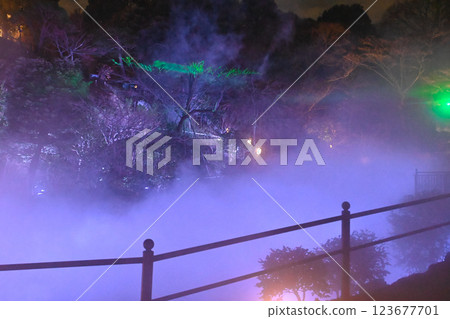 椿山莊的夜景：雲海 123677701