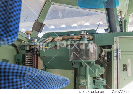 [Kitakyushu Mojiko Kyushu Railway Museum, driver's seat of 485 series train] 123677794