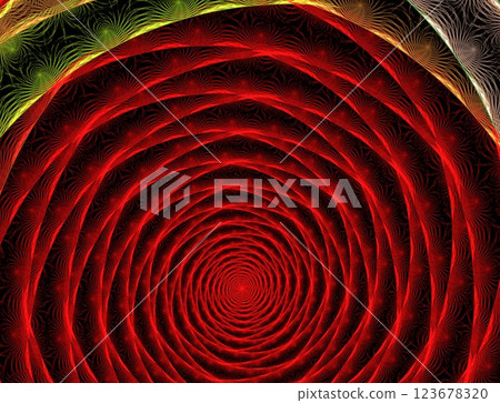 Imaginatory fractal abstract background Image 123678320