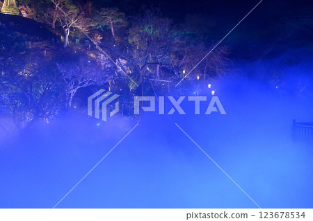 椿山莊的夜景：雲海 123678534