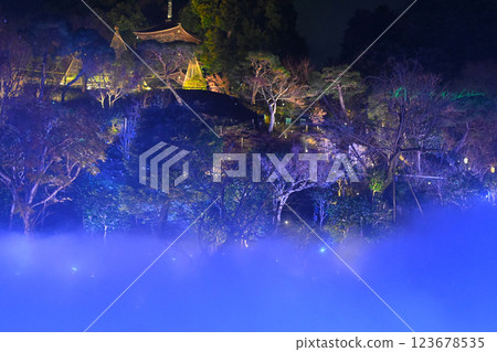 椿山莊的夜景：雲海 123678535