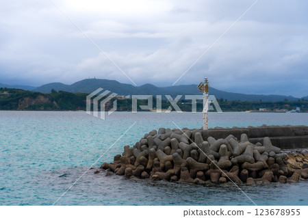 Lighthouse seen from the breakwater 123678955