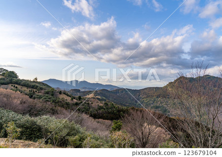 Tsubakiyama Forest Park in March Tsubakiyama Forest Park in March 123679104