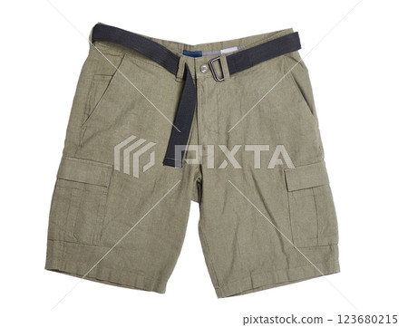 Shorts isolated on white background 123680215