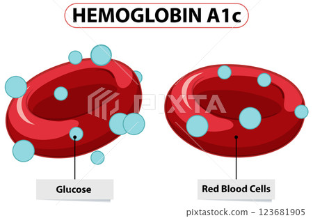 Understanding Hemoglobin A1c and Blood Glucose 123681905