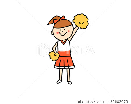 Cheerleader 123682673