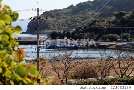 大津島位於瀨戶內海德山港外海。 大津島位於瀨戶內海德山港外海。 123683129