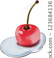 Cherry drawing Cherry drawing 123684136
