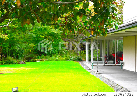 View of the Lalique Museum in Hakone 123684322