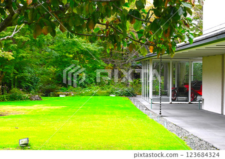 View of the Lalique Museum in Hakone 123684324