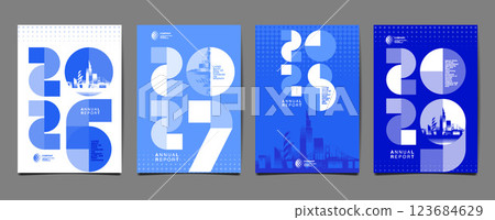 Annual Report, template layout design , dot pattern, typography Annual Report, template layout design , dot pattern, typography 123684629