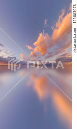 UFO and the horizon 123685078