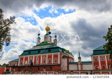 Sanaksar monastery of the Nativity of the Mother of God in Temnikov, Republic Mordovia, Russia 123685998