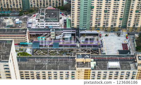 Feb 23 2025 View of Urban Residential Community Featuring Building 123686186