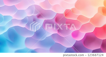 Colorful abstract background with soft shapes blending together in hues of purple, pink, and blue Colorful abstract background with soft shapes blending together in hues of purple, pink, and blue 123687124