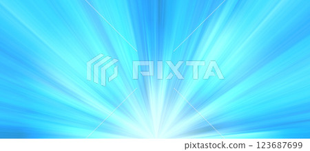 Blue light radiation 123687699