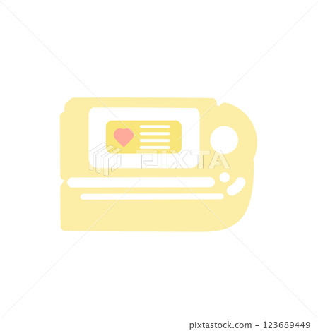 Pulse oximeter Blood oxygen saturation SpO2 illustration Pulse oximeter Blood oxygen saturation SpO2 illustration 123689449