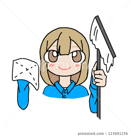 清潔女孩 123691256