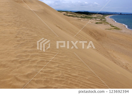 Tottori four seasons walk summer Tottori sand dunes Tottori four seasons walk summer Tottori sand dunes 123692394