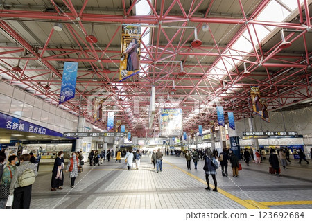 Concourse of Kanayama Station, Nagoya 123692684