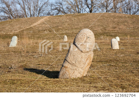 Kurgan stelae, Balbal Kurgan stelae, Balbal 123692704