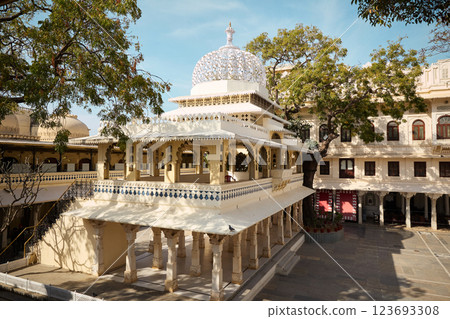 Zenana Mahal in Udaipur City Palace, India Zenana Mahal in Udaipur City Palace, India 123693308
