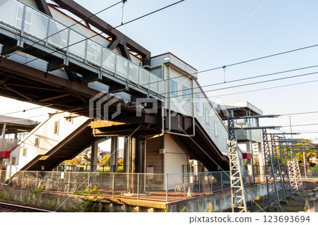 Station overpass [Kagoshima Main Line, Takeshita Station] 123693694
