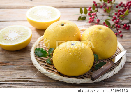 來自高知縣的土佐文旦 123694180