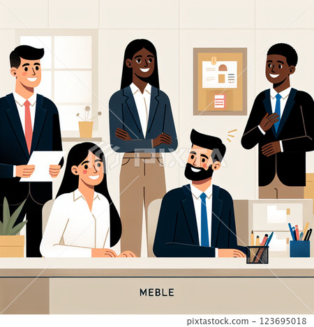 Business person having a meeting in the office 123695018