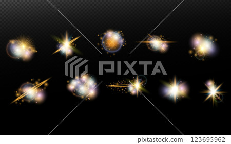 vector illustration of lights 123695962