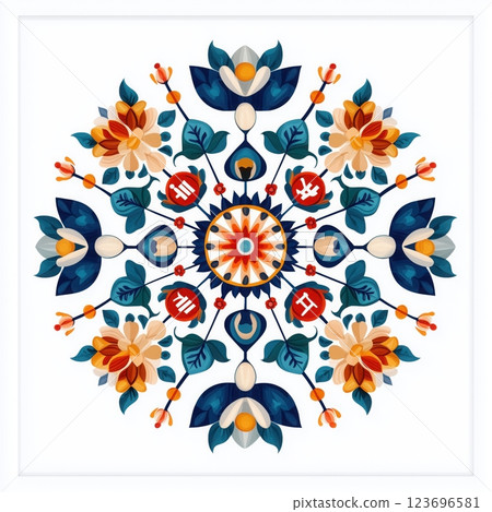 Astrology horoscope circle,zodiac floral design and vibrant,Astrology Horoscope Circle with Floral Designs, Zodiac Signs with Vibrant Floral Patterns, 123696581